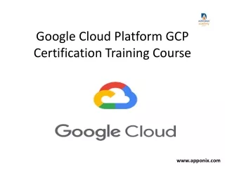 google cloud platform gcp certification training course