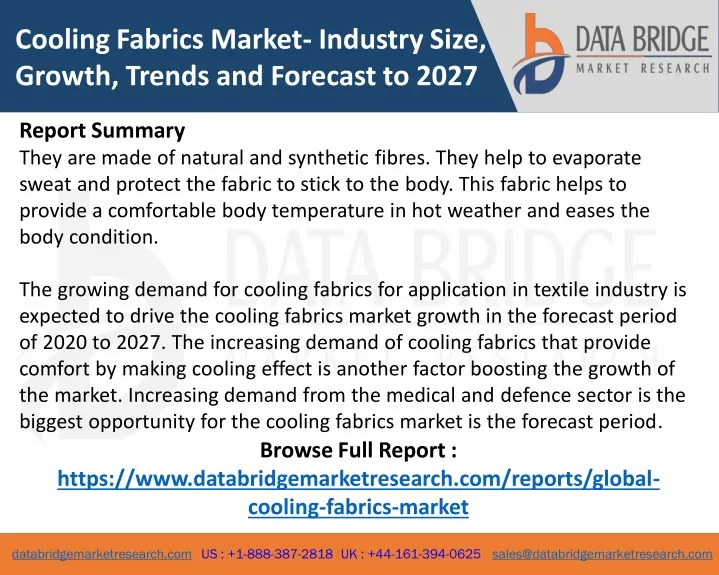 cooling fabrics market industry size growth