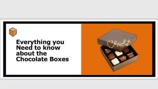 Pack your Chocolates in Customized Chocolate Boxes