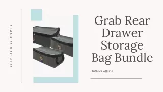 grab rear drawer storage bag bundle
