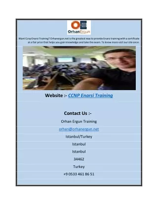Ccnp Enarsi Training | Orhanergun.net