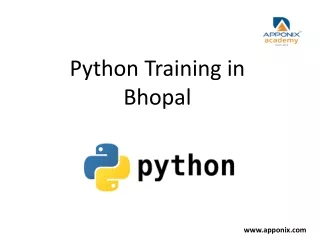 Python Training in Bhopal