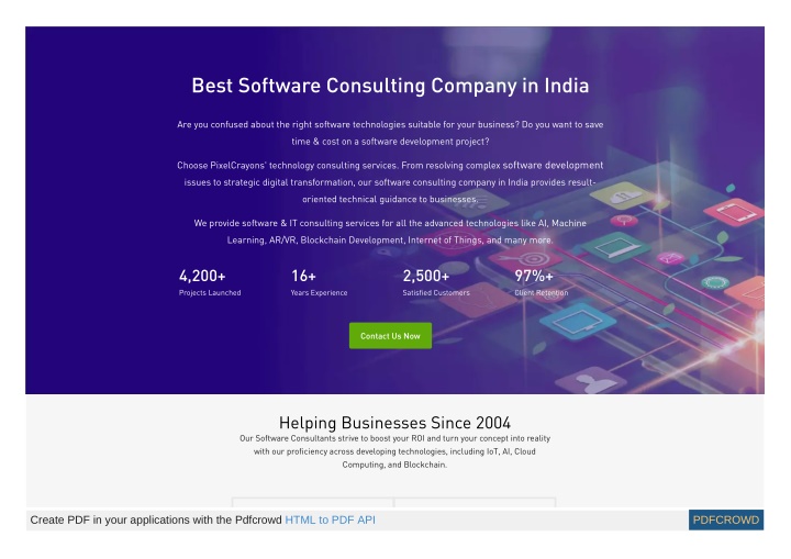 best software consulting company in india