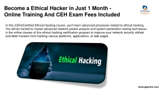 Ethical Hacking Course by Hackers Club | Apponix Academy