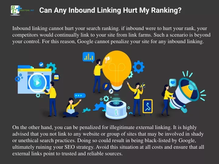 can any inbound linking hurt my ranking