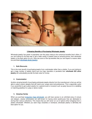 3 Amazing Benefits of Purchasing Wholesale Jewelry (www.zoeysimmons.com)