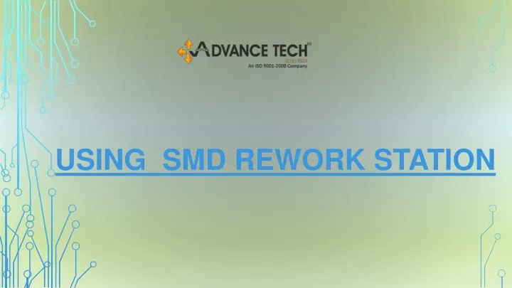 using smd rework station