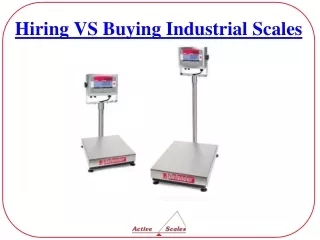 Hiring VS Buying Industrial Scales