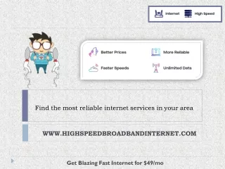 find the most reliable internet services in your