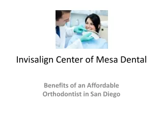 Invisalign Center of Mesa Dental