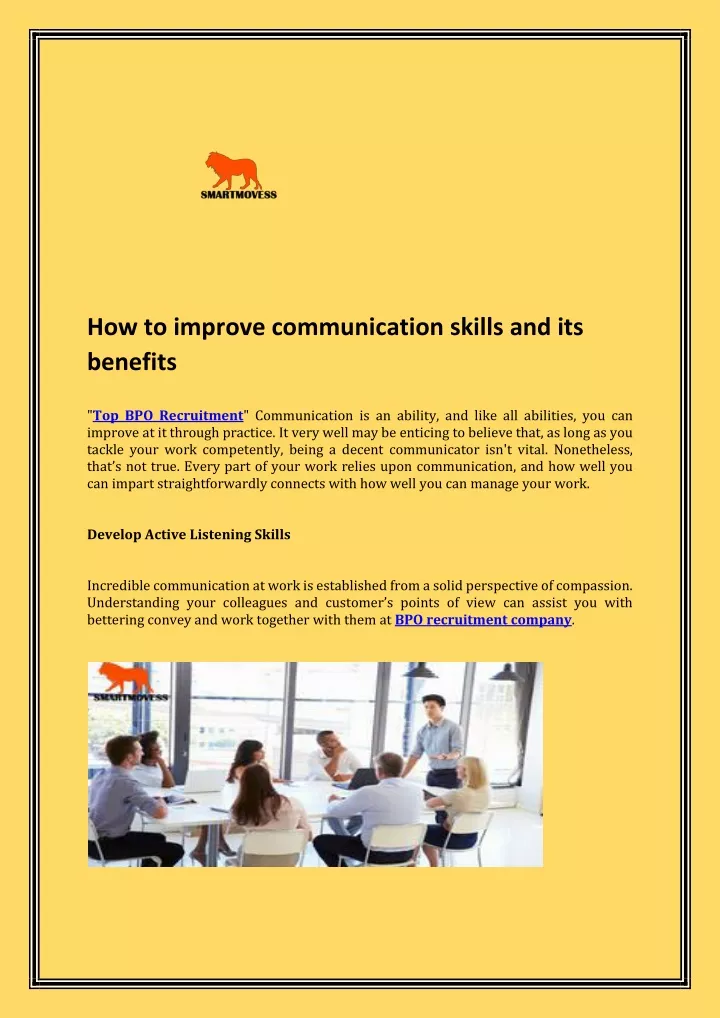 how to improve communication skills