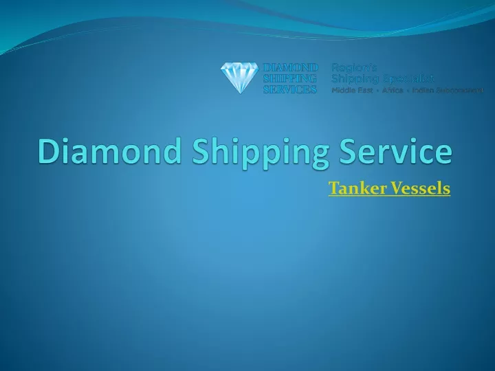 diamond shipping service