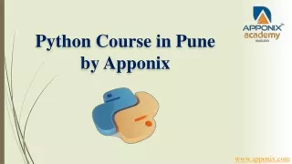 Apponix Python Training In Pune