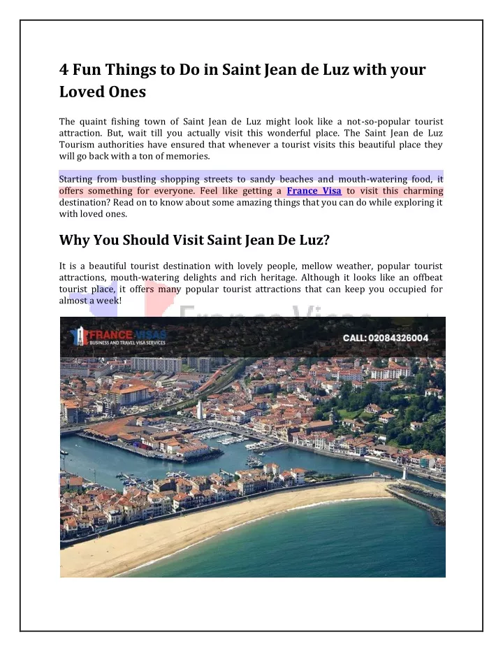 4 fun things to do in saint jean de luz with your