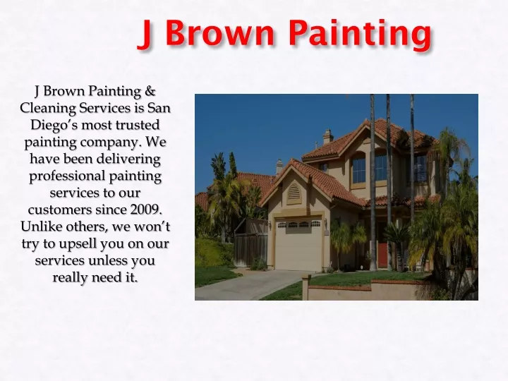 j brown painting