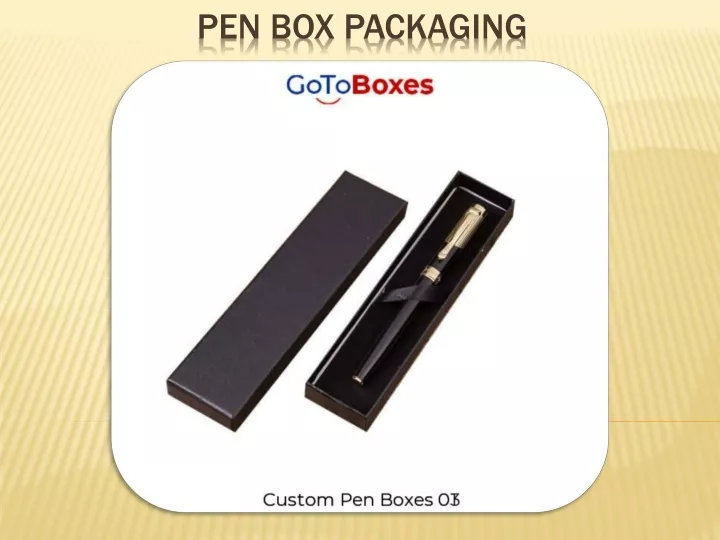 pen box packaging