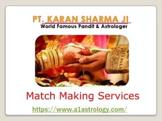 Match Making Services - ( 91–9915014230) - Pt. Karan Sharma