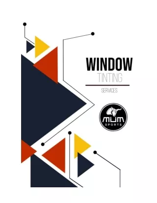 Window Tinting Services