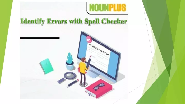 identify errors with spell checker