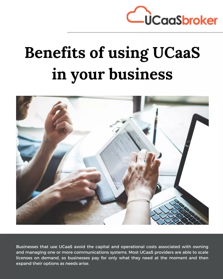 benefits of using ucaas in your business