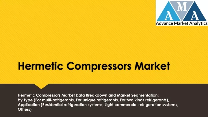 hermetic compressors market