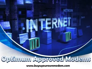 Optimum Approved Modems