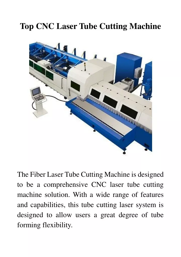 top cnc laser tube cutting machine