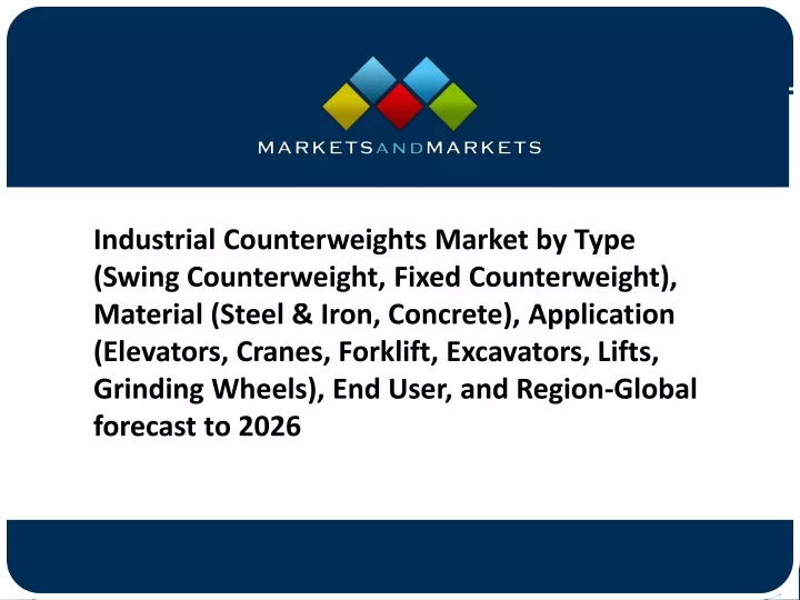 industrial counterweights market by type swing
