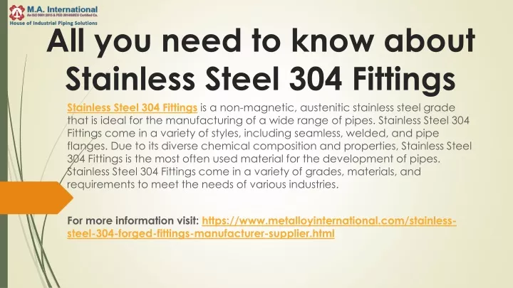 all you need to know about stainless steel