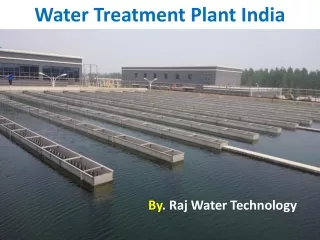 Water Treatment Plant India