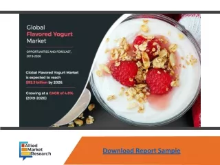 Detailed Insights on Flavored Yogurt Market 2021-2026