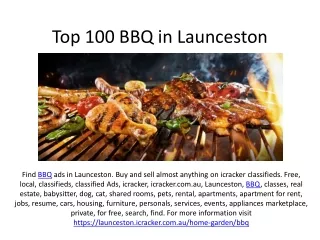 Top 100 BBQ in Launceston