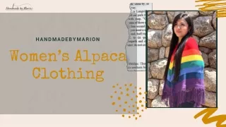 Women’s Alpaca Clothing