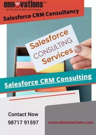 salesforce crm consulting