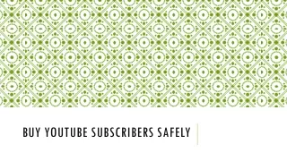 Buy YouTube Subscribers Safely (2021)