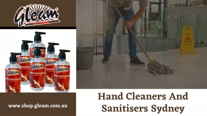 hand cleaners and sanitisers sydney