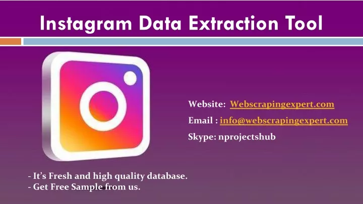 instagram data extraction tool