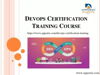 Devops Certification Training Course.