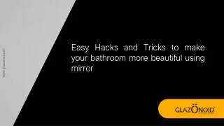 easy hacks and tricks to make your bathroom more