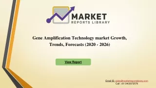 gene amplification technology market growth
