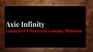 axie infinity launchnft powered gaming platform