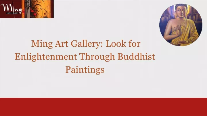 ming art gallery look for enlightenment through buddhist paintings