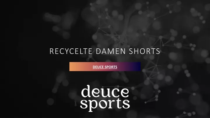 recycelte damen shorts