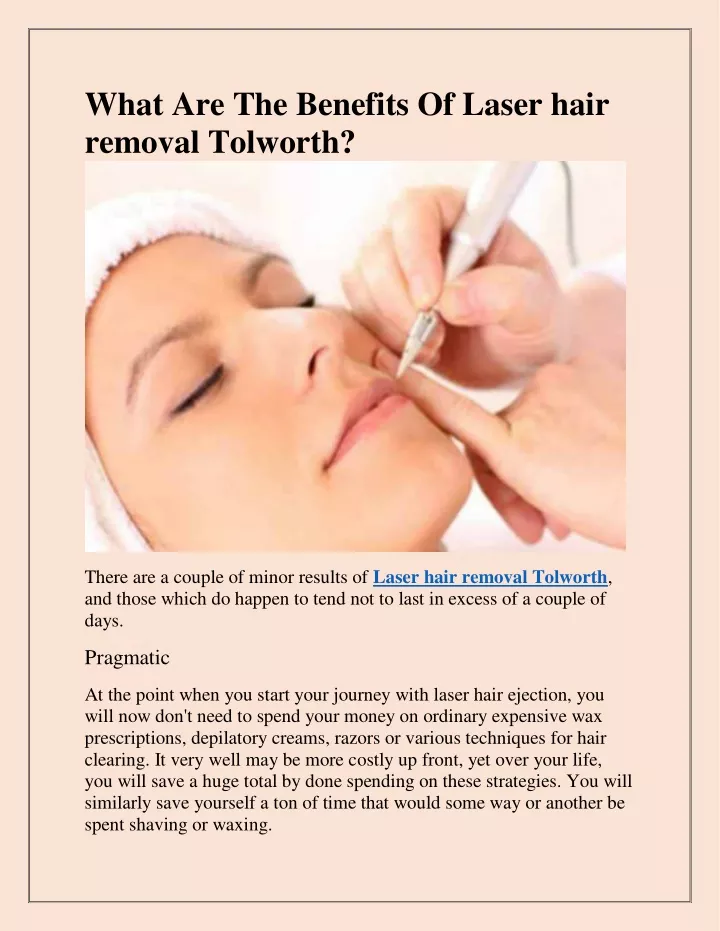 what are the benefits of laser hair removal