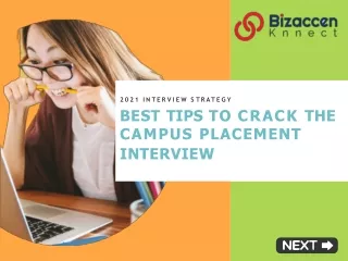 Best Tips To Crack The Campus Placement Interview