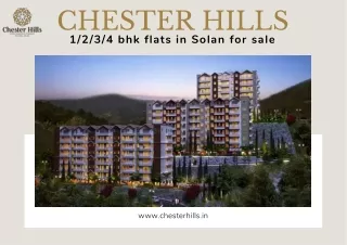 1,2,3 & 4 bhk flats in Solan for sale