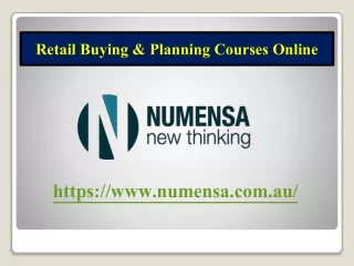 Retail Buying & Planning Courses Online