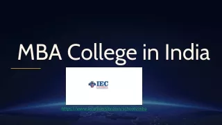 MBA College in India