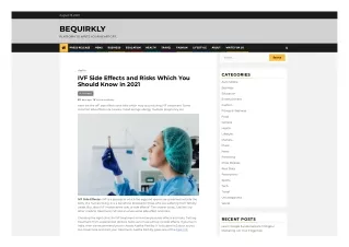 IVF Side effects and Risk Which You Should Know in 2021