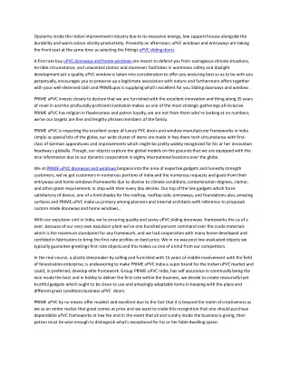 Opularity inside the Indian improvement industry due to its excessive energy